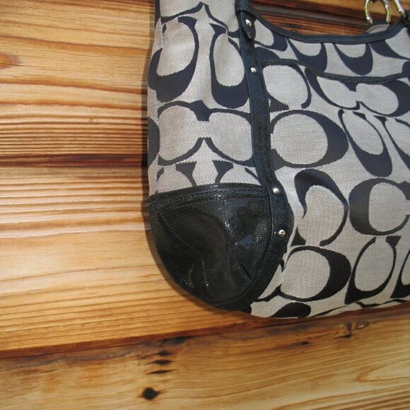 Coach Alexandra Signature Jacquard Large Bag - Picture 5 of 11